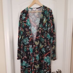 XL Sarah - Lularoe - Mint/Orange Floral